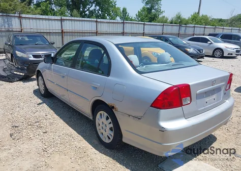 2005 Honda Civic Lx from USA, damaged, VIN 1HGES16505L031300